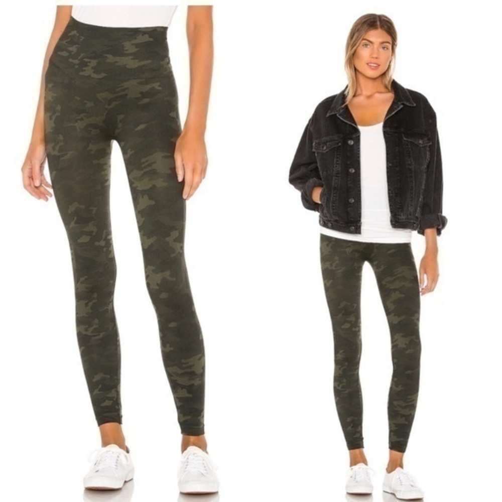 Spanx Look at Me Now Seamless Full Length Camo Leggings